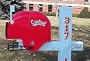 Central Missouri State Fighting Mules Helmet Style Mailbox