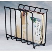 Magazine/Newspaper Rack, Black