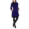 Merona&reg; Women's Long Wool Fashion Jacket - Blue