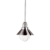 Kichler Lighting 2621NI Mini Pendant, Brushed Nickel