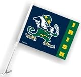 Notre Dame Fighting Irish Car Flag
