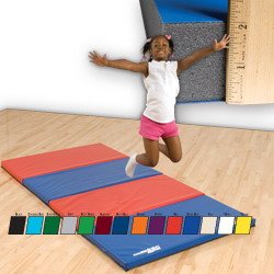GSC 4ftx8ftx2inch Expando Supernova Mat Blue(price/each), Tumbling, Mats, Gymnastics
