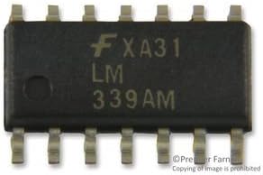 FAIRCHILD SEMICONDUCTOR LM339AM IC, GEN PUR COMP, QUAD, 1.3 uS, SOP-14 (100 pieces)