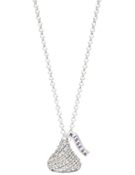 Small Hersheys Kiss CZ 3-D Pendant