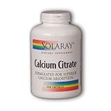 Calcium Citrate 250 mg By Solaray - 240 Vegetable Caps
