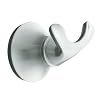 KOHLER K-11375-G Forte Sculpted Robe Hook, Brushed Chrome