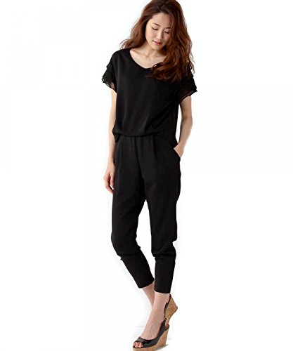 (ジュエルチェンジズ) Jewel Changes 〓JPDF 袖シフォン オールインワン