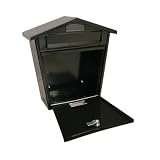 Marksman Black Post Box, Letter Box, Mailbox
