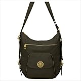 baggallini Brussels Bagg - Crinkle Nylon Gold Hardware - Tomato/Mango