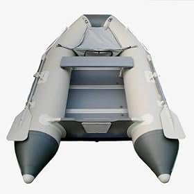 Click here to buy Seamax SPORT 270 - 9.0 Feet Plywood Floor V Hull - PVC Fabric Inflatable Boat.