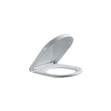 Premium D Shape Heavy Duty Soft-Close WC White Toilet Seat