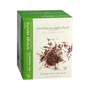 Two Leaves and a Bud Organic Orange Sencha Tea