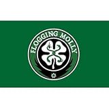 IMAGE OF Flogging Molly Green Logo Fabric Poster Flag