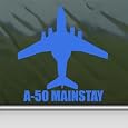 A-50 MAINSTAY Blue Decal Military Soldier Window Blue Sticker