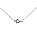 14k White Gold .05tcw Diamond 9-9.5mm Round Black Tahitian Cultured Pearl Pendant Necklace, 18