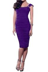 Chiffon Cocktail Short Sheath Mermaid Evening Dress/Party Dress 