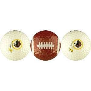 Washington Redskins - 3 Golf Balls