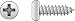 10X7/8 SHT METAL SCREW (Hillman Fastener Corp 80069) Image