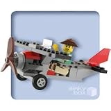 lego: ORIENT EXPEDITION CANDY TOY - 7422 Johnny Thunder's Red Eagle