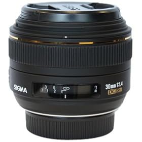 Click here to buy Sigma 30mm f 1.4 EX DC HSM Lens for Nikon Digital SLR Cameras by Sigma.