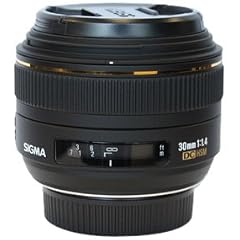 Sigma 30 mm F1,4 EX DC HSM-Objektiv (62 mm Filtergewinde) f�r Nikon Objektivbajonett