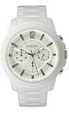 Fossil Grant Ceramic Watch - White