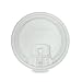 SOLO LB3101-00007 White Polystyrene Liftback and Lock Tab Lid for Paper Hot Cup (Case of 20)