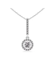 0.53 ct Round Diamond Dangle Pendant