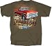 Ford Trucks GOOD OL COUNTRY BOY Adult Khaki Green T-shirt
