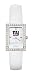 New York Giants Ladies Allure Watch White Leather Strap