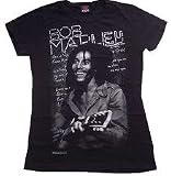 BOB MARLEY - Stir It Up - Black Women's / Girls T-shirt (Girlie / Babydoll)