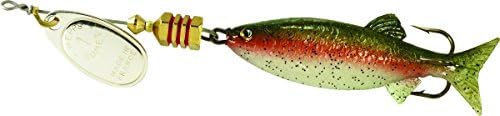 Sheldons Inc Comet - mino, Silver-Rainbow Trout,1/6 oz, C1M S-RBT