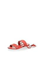 Bueno Sandalias planas (Rojo)