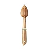 Natural Elements Acacia Wood Citrus Juicer with Silicone Grip Band
