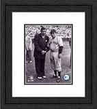 Framed Ruth/Berra New York Yankees Photograph