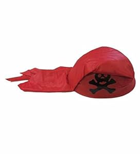Adult Red Pirate Scarf Hat [Toy]