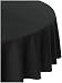 Kitchen & Housewares : Rose Tree Royal Linen 70-inch Round Tablecloth, Black