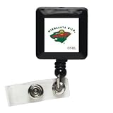Minnesota Wild Retractable Badge Holder Keychain
