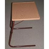 Table-Mate II Woodgrain - Portable Table (Light Oak) (21-29 H x 22 W x 17 D)