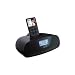 iLive iC308B Dual Alarm Projection Clock Radio with Nature Sounds and Dock for iPod (Black)