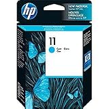 Original HP 11 Cyan Ink Cartridge in Retail Packaging