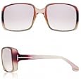 TOM FORD JULIA TF81 560 ROSE DEGRADING ACID GREEN FRAME BORDEAUX GRADIENT LENS SUNGLASSES