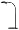 Black Gooseneck Halogen Desk Lamp