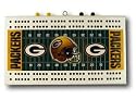 Green Bay Packers NFL Football Field Cribbage Board