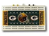 Green Bay Packers NFL Football Field Cribbage Board