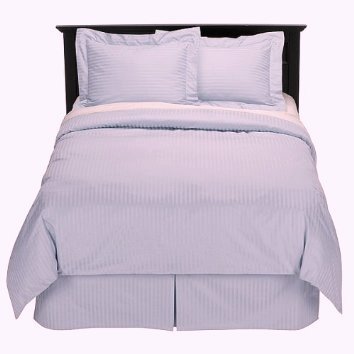 Stripes Lilac 300 Thread Count King/Cal king Duvet Cover Set 100 % Egyptian Cotton 3pc comforter cover set with matching pillow Shams By sheetsnthings Stripes Lilac 300 Thread Count King/Cal king Duvet Cover Set 100 % Egyptian Cotton 3pc comforter cover set with matching pillow Shams By sheetsnthings