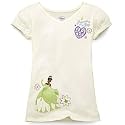 Disney The Princess and the Frog Glitter Princess Tiana Tee for Girls