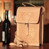 Leather bag Sweet Wine