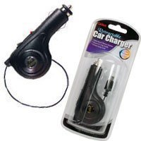 PREMIUM CELLET RETRACTABLE CAR CHARGER for PALM ONE TREO 650, 700, 700P, 700W, 700WX, 680, 750, 755, 755P, CENTRO 685, 690 - CELLET RETAIL PACKAGING!
