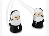 Set of Racing Nuns Wind Up Friction Toys in Display Box